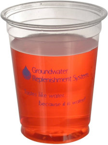 Promotional Stadium Cups: 5oz Soft Sided Clear Cups